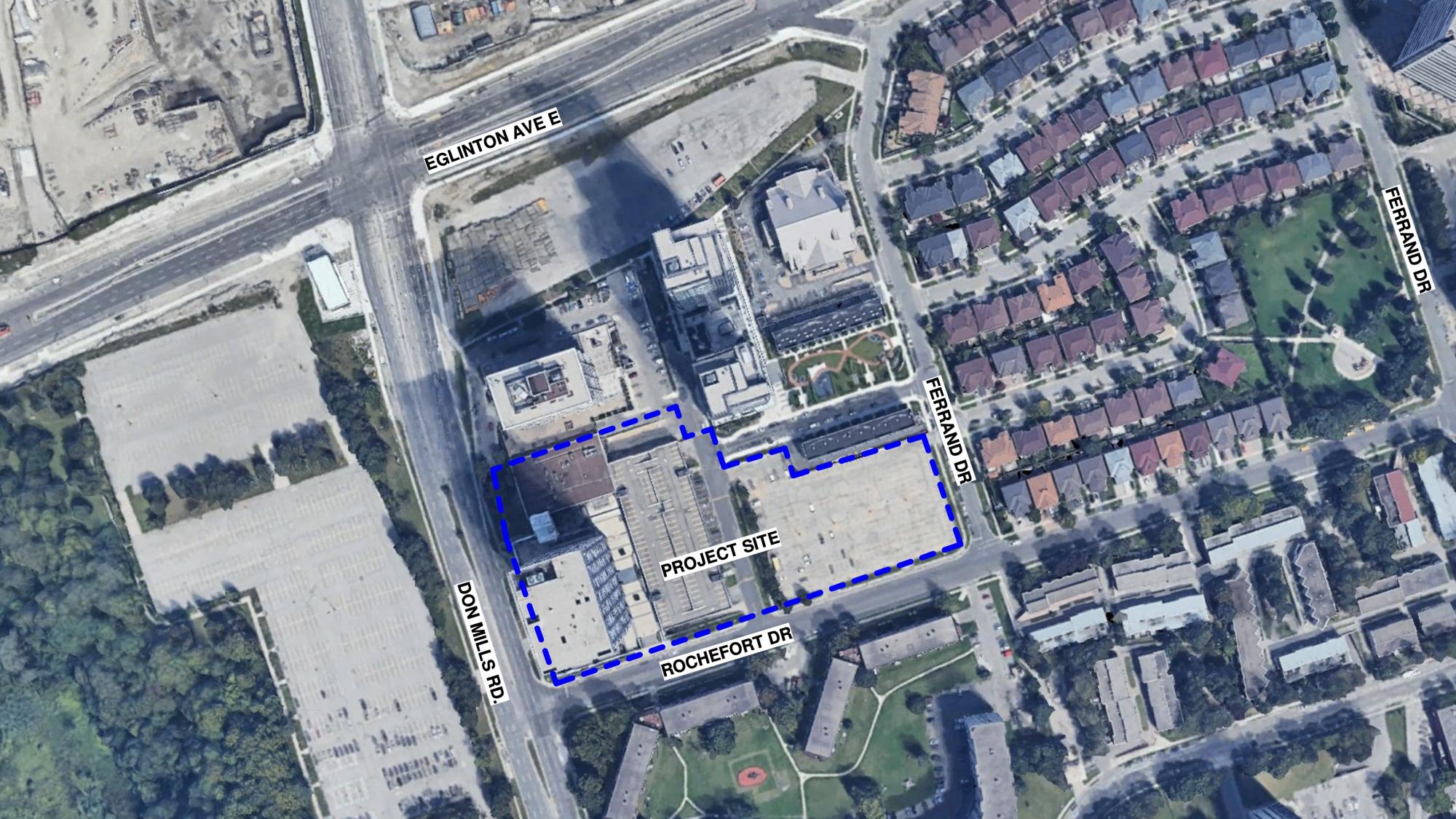 Tower-in-the-Park Infill Proposals at Don Mills and Sheppard Prompt Area  Context Plan