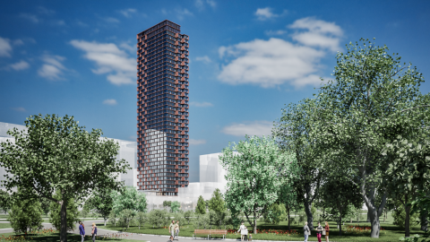 Rendering of 170-180 Merton Street