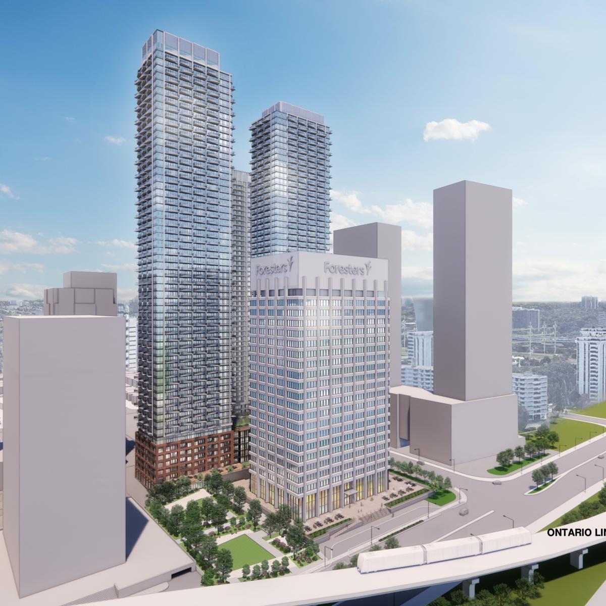 Tower-in-the-Park Infill Proposals at Don Mills and Sheppard Prompt Area  Context Plan